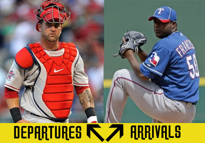 Now Departing: Mike Napoli, Now Arriving: Frank Francisco